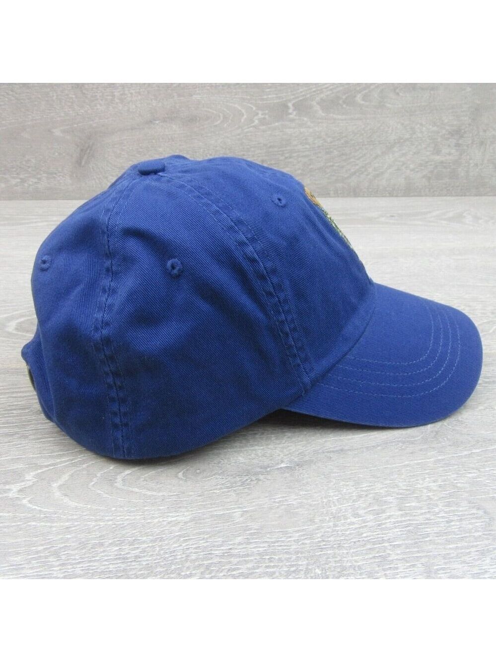 Polo Ralph Lauren Bear Twill Ball Cap Hat Royal Blue OS Adjustable NEW - Picture 6 of 13